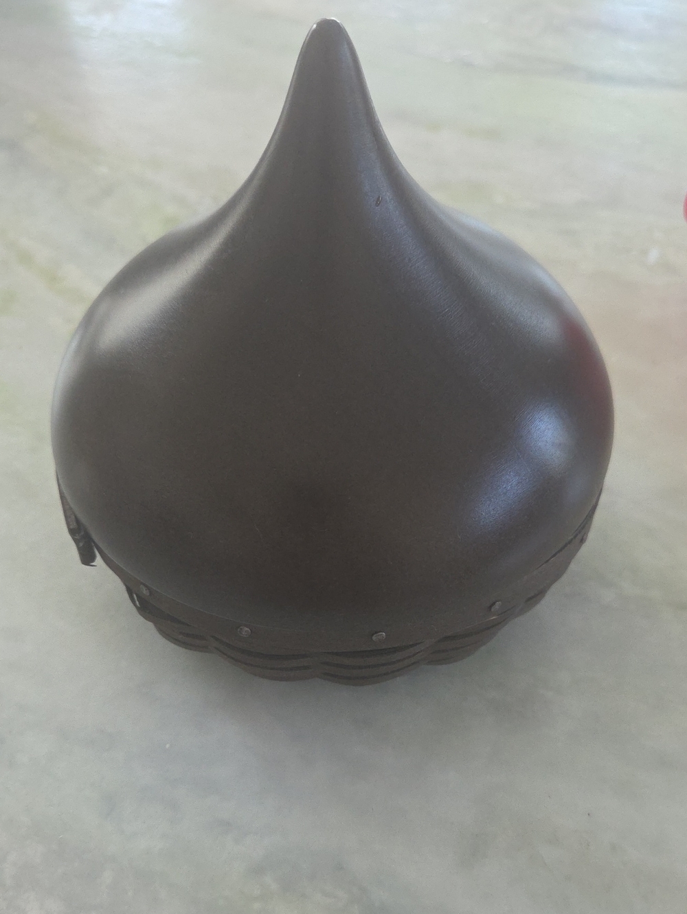 Longaberger Hershey Kisses Sweetheart Basket Tag - Cream and Brown